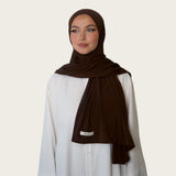 HIJAB PREMIUM DARK BROWN