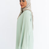 JERSEY DRESS GREEN