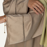 SET SATIN TAUPE