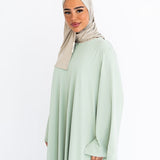 JERSEY DRESS GREEN