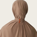 BONNET TAUPE ORANGE