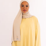 JERSEY DRESS BUTTER YELLOW