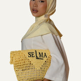 SELMA RAPHIA BAG YELLOW