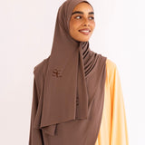 JERSEY DRESS ORANGE PASTEL