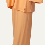 SET JERSEY ORANGE PASTEL