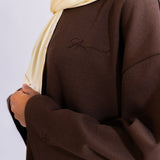 COTON DRESS BROWN