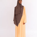 JERSEY DRESS ORANGE PASTEL