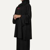 SET JERSEY BLACK RED