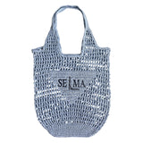 SELMA RAPHIA BAG SKY BLUE