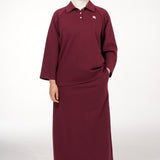 JUPE POLO BURGUNDY