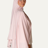 HIJAB LIQUID SATIN BLUSH PINK