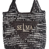 SELMA RAPHIA BAG BROWN