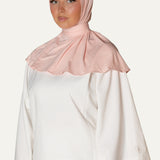BAMBOO BONNET SATIN BLUSH PINK