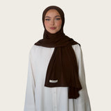 HIJAB PREMIUM DARK BROWN