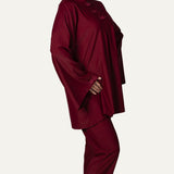 BURKINI BURGUNDY 3 PCS