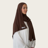 HIJAB BAMBOU DEEP BROWN