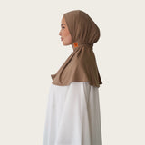 BONNET TAUPE ORANGE