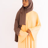 JERSEY DRESS ORANGE PASTEL