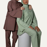 BURKINI BROWN 3 PCS