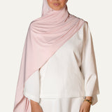 HIJAB LIQUID SATIN BLUSH PINK