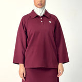JUPE POLO BURGUNDY