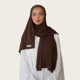 HIJAB BAMBOU DEEP BROWN