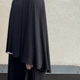 JERSEY DRESS AND KHIMAR BLACK
