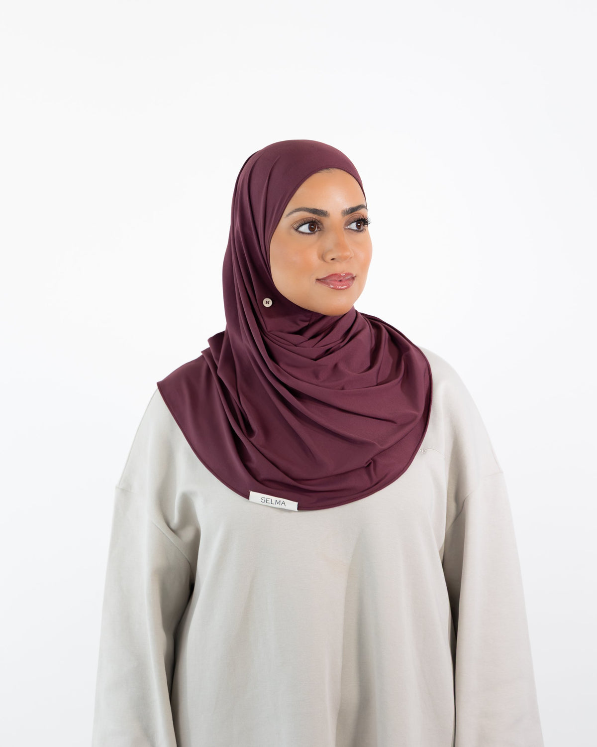 Easy Bonnet Premium Plum Burgundy